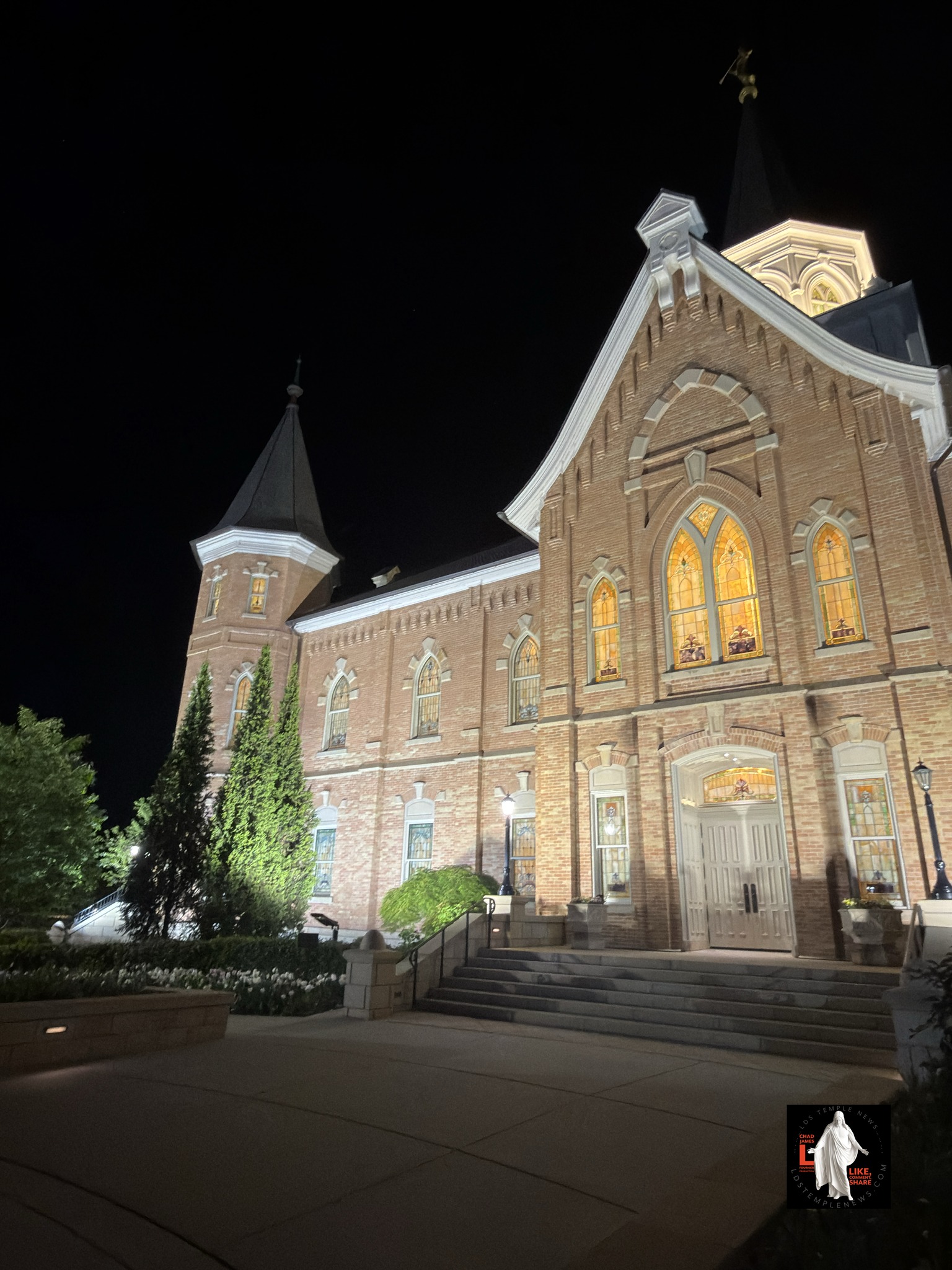 Provo City Center Temple Aerial Garden Views Presented by LDS Temple News
