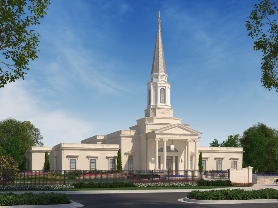 Rendering of the Greenville South Carolina Temple was released on May 27, 2026