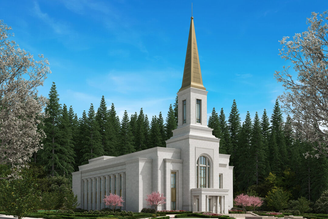 Rendering of the Tacoma Washington Temple