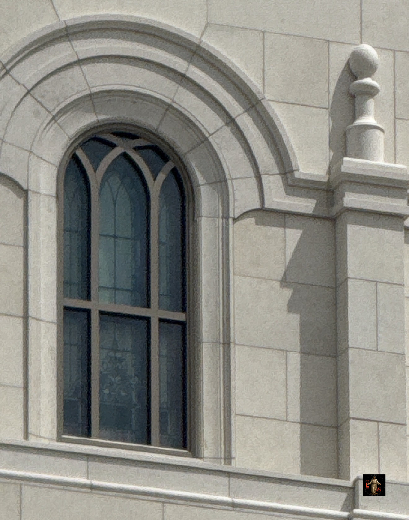 Stained Glass of the Smithfield Utah Temple Presented by LDS Temple News