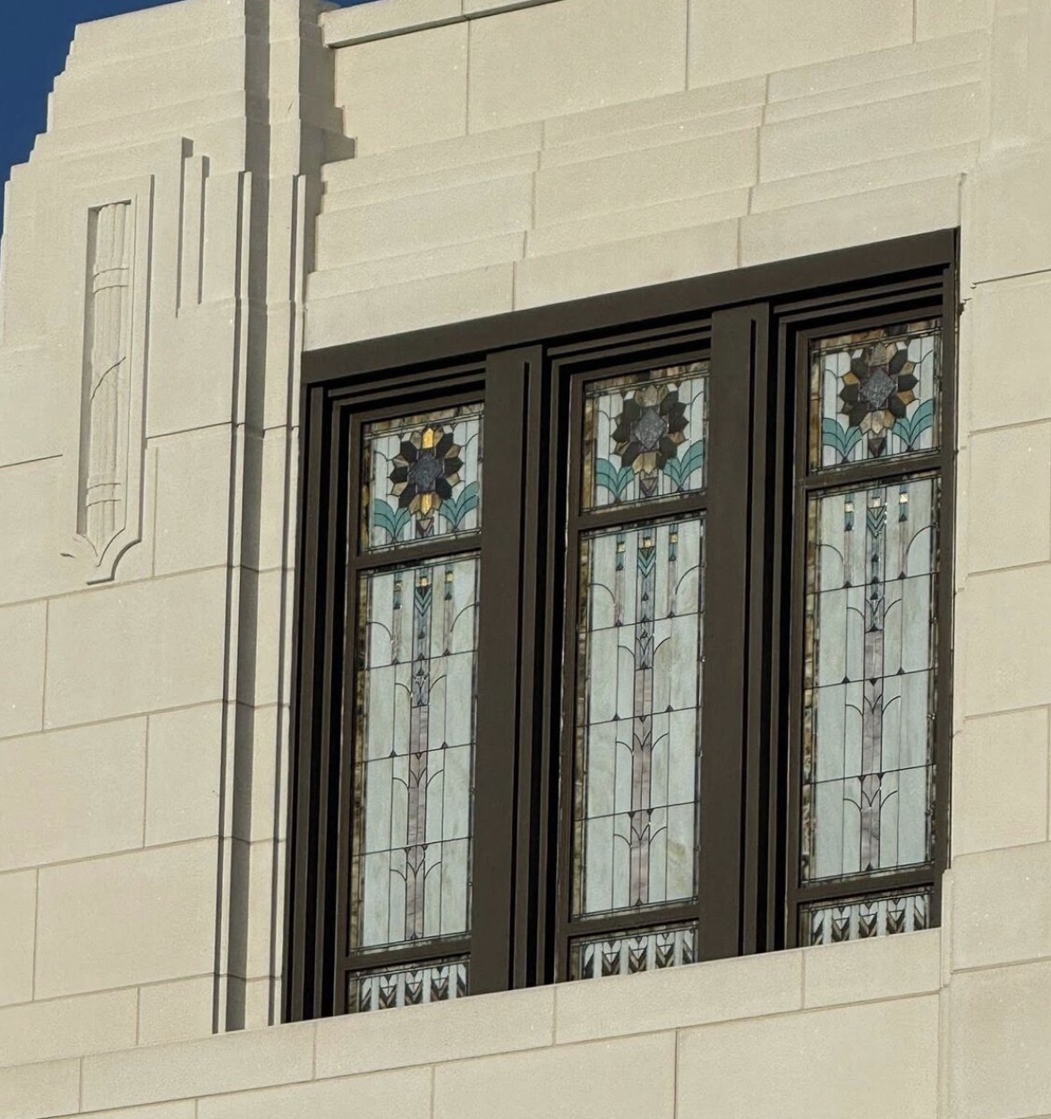 Stained Glass photos shared by LDS Temple News Wichita Kansas Temple