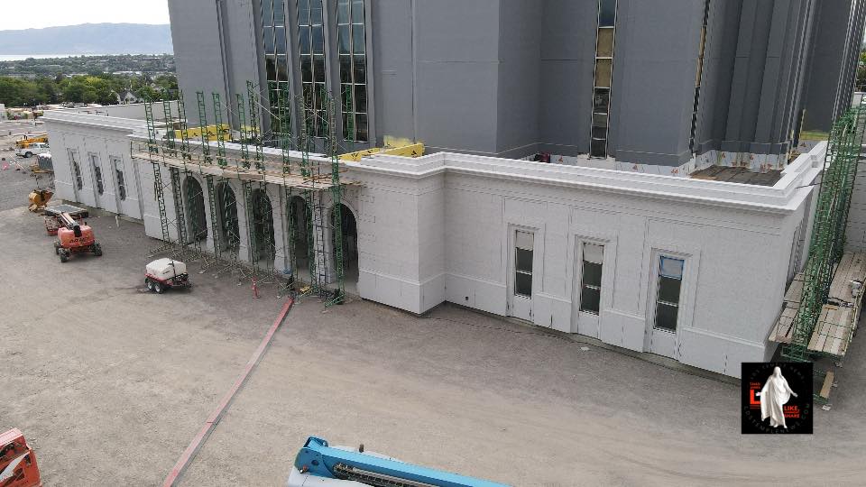 Overview of Provo Utah Rock Canyon Temple Photography by LDS Temple News