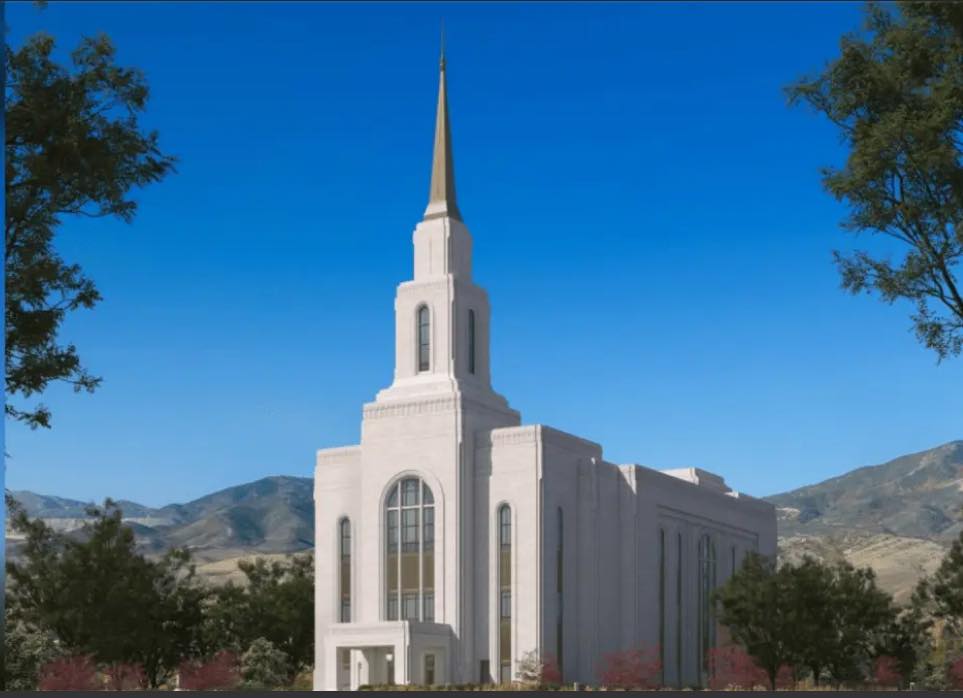 West Jordan Utah Temple Rendering