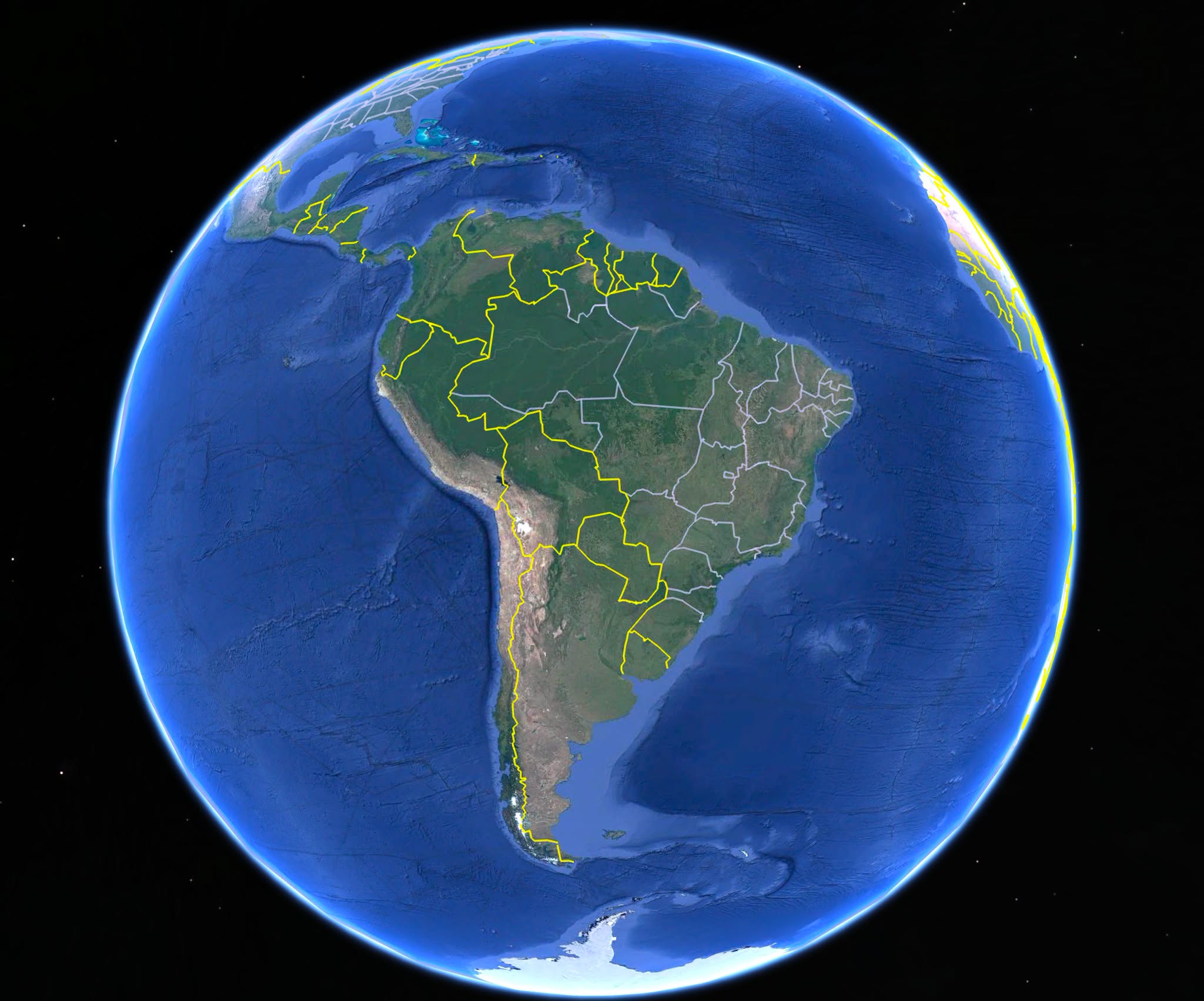 Earth View of the João Pessoa Brazil Temple