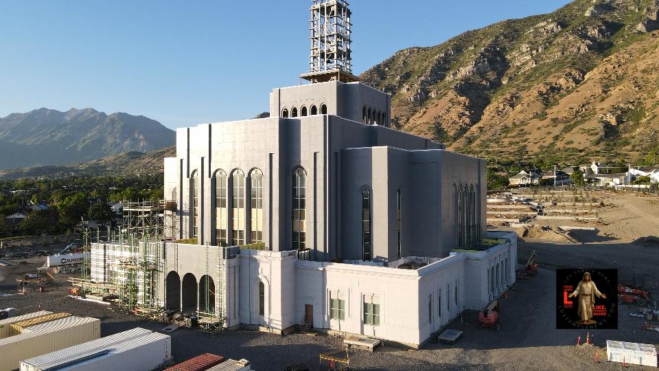 From LDS Temple News Provo Utah Rock Canyon Temple Construction Photography