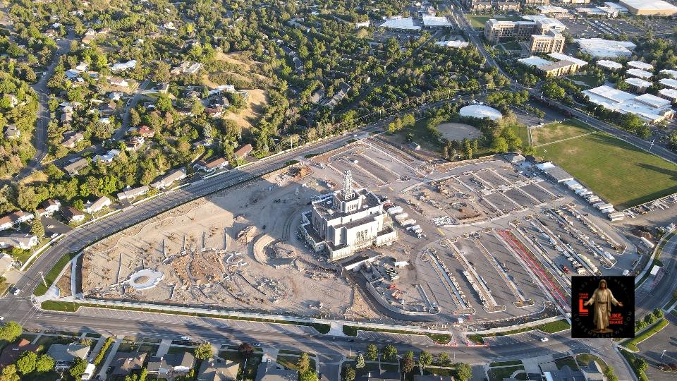LDS Temple News coverage Provo Utah Rock Canyon Temple Construction Photography