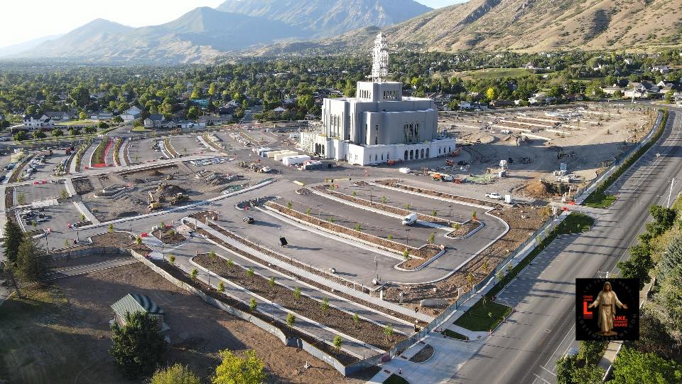 Photography of Provo Utah Rock Canyon Temple Construction by LDS Temple News