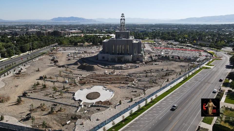 LDS Temple News features the Provo Utah Rock Canyon Temple Construction Photography
