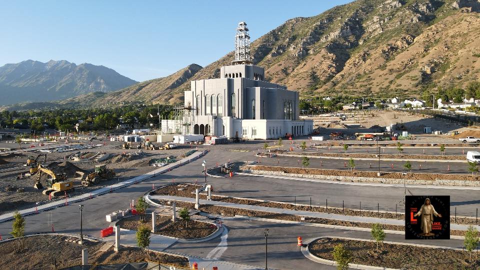 Photography of Provo Utah Rock Canyon Temple Construction by LDS Temple News
