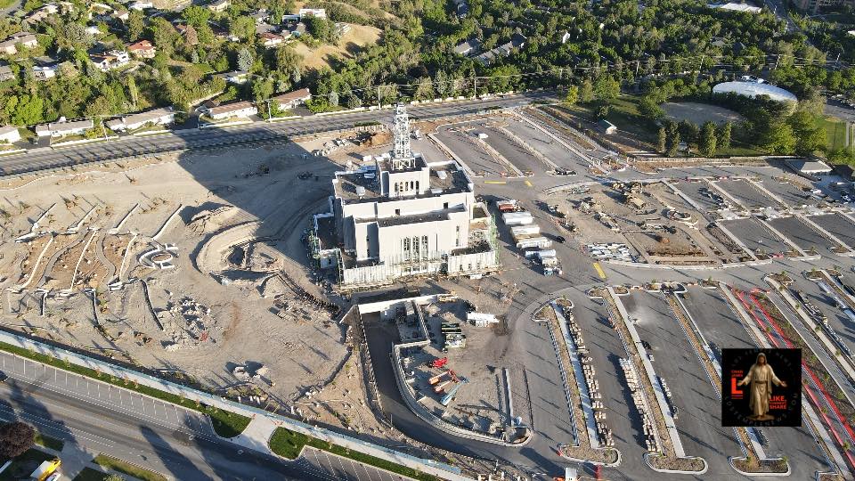 Provo Utah Rock Canyon Temple Construction Photography in LDS Temple News