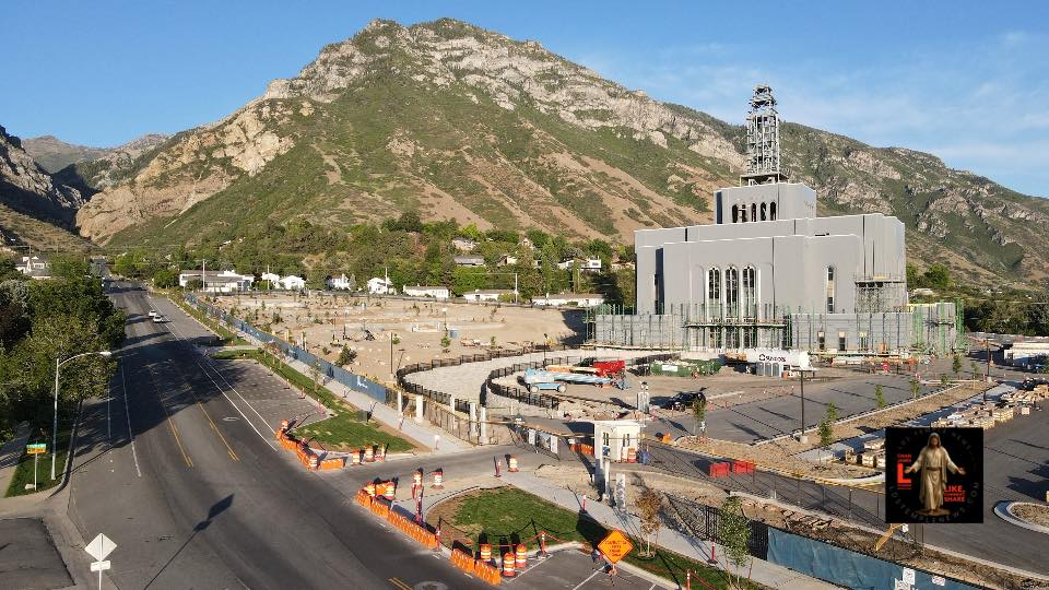 Provo Utah Rock Canyon Temple Construction Photography article in LDS Temple News