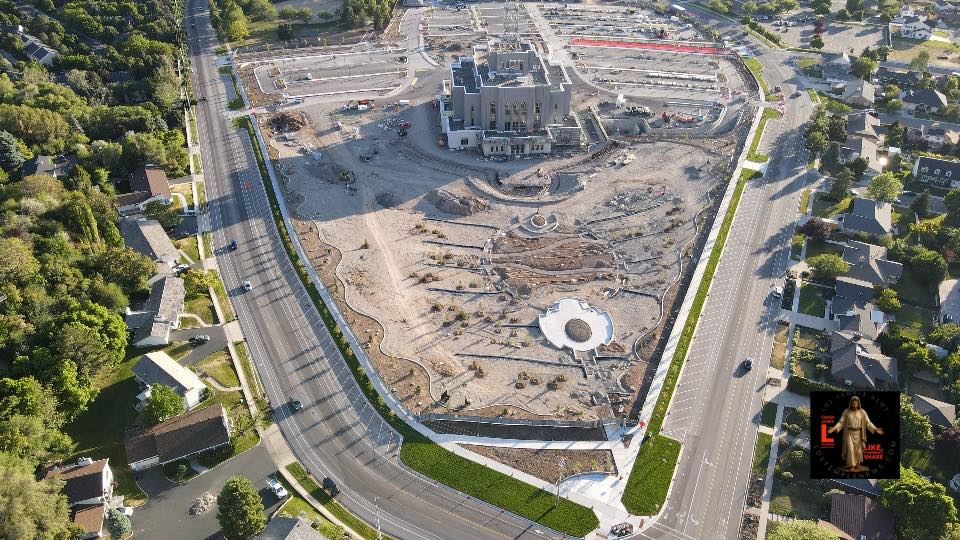 Provo Utah Rock Canyon Temple Construction Photography as reported by LDS Temple News