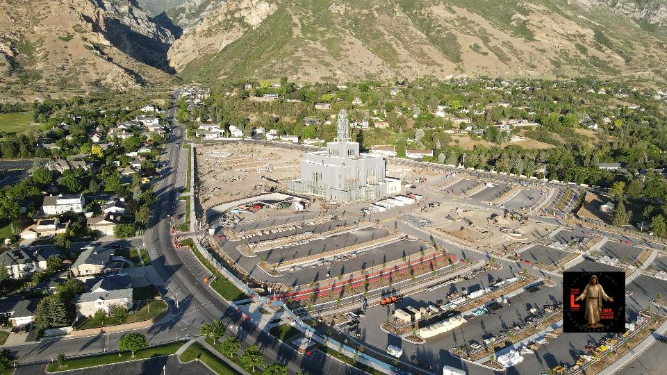 Provo Utah Rock Canyon Temple Construction Photography highlighted by LDS Temple News