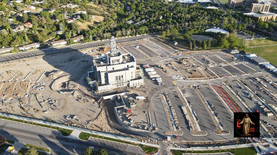 Provo Utah Rock Canyon Temple Construction Photography in LDS Temple News