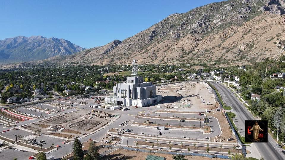 Provo Utah Rock Canyon Temple Construction Photography observed by LDS Temple News