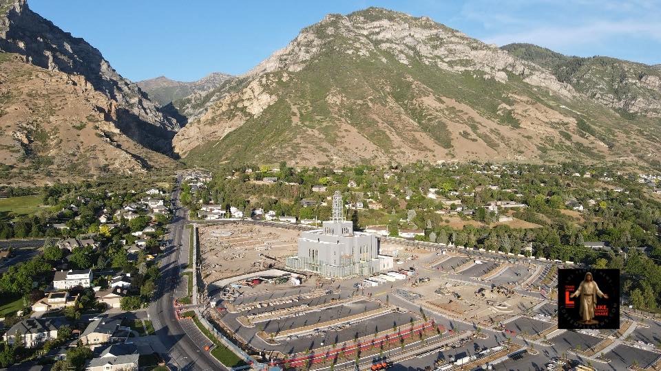 Provo Utah Rock Canyon Temple Construction Photography reported by LDS Temple News