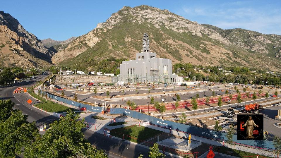 The Provo Utah Rock Canyon Temple Construction Photography by LDS Temple News