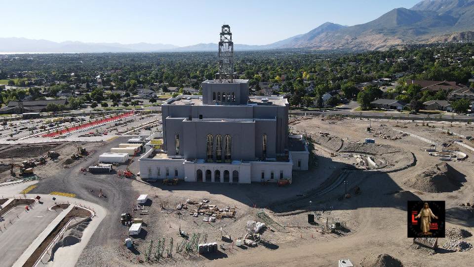 Updates on Provo Utah Rock Canyon Temple Construction Photography by LDS Temple News