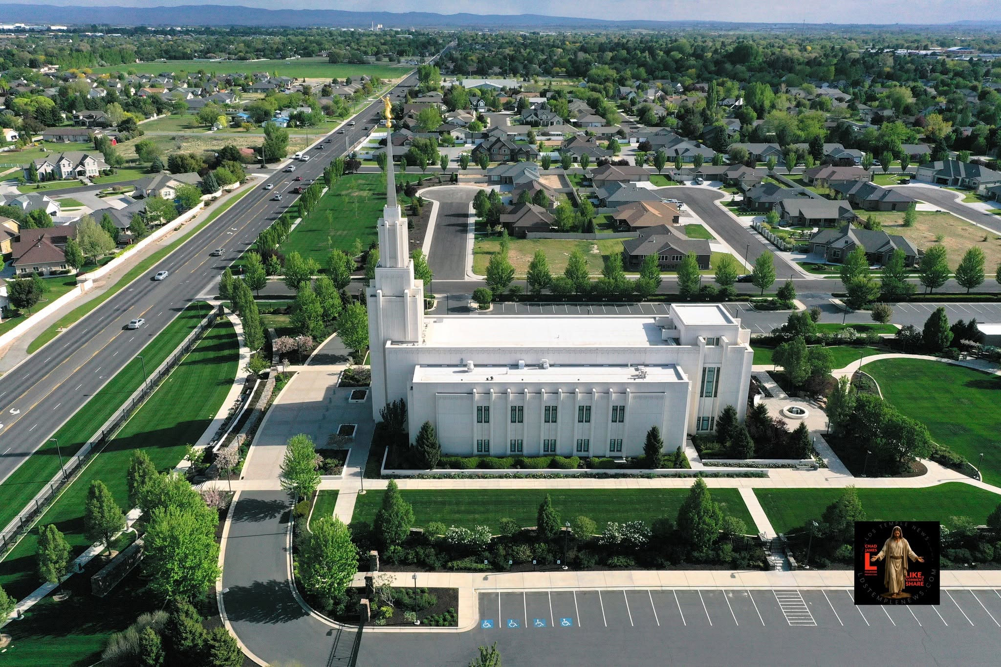 LDS Temple News features Twin Falls Idaho Temple Photography