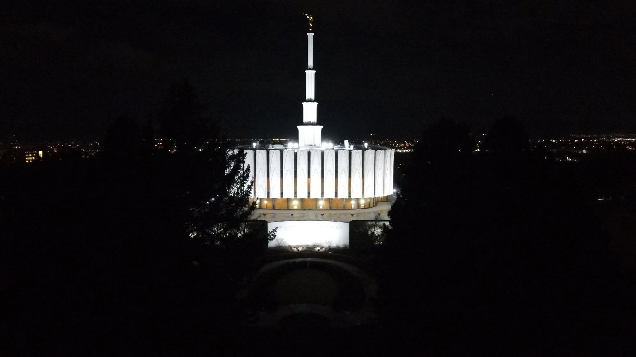 Provo Utah Temple portrayed through artistic photography by LDS Temple News