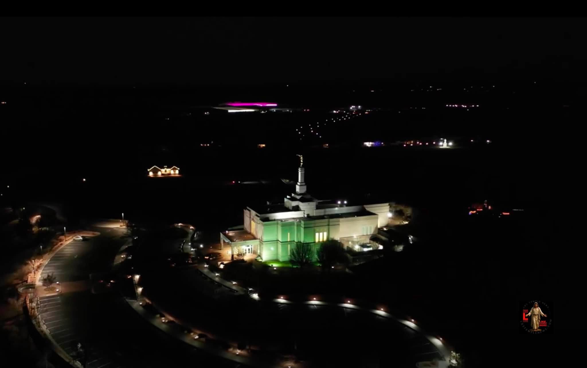 Snowflake Arizona Temple Photography segment from LDS Temple News