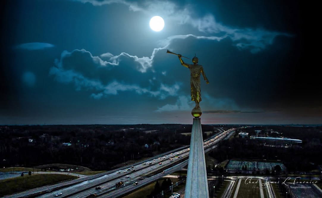 The portrait of St. Louis Missouri Temple Photography by LDS Temple News