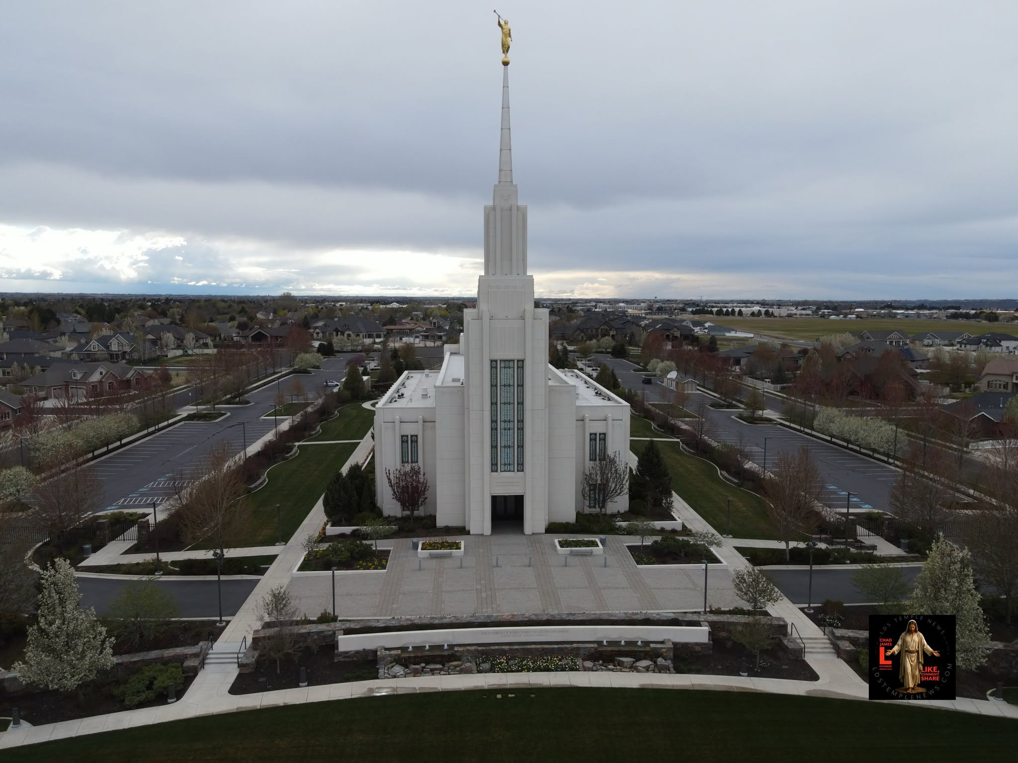 Twin Falls Idaho Temple Photography reported by LDS Temple News