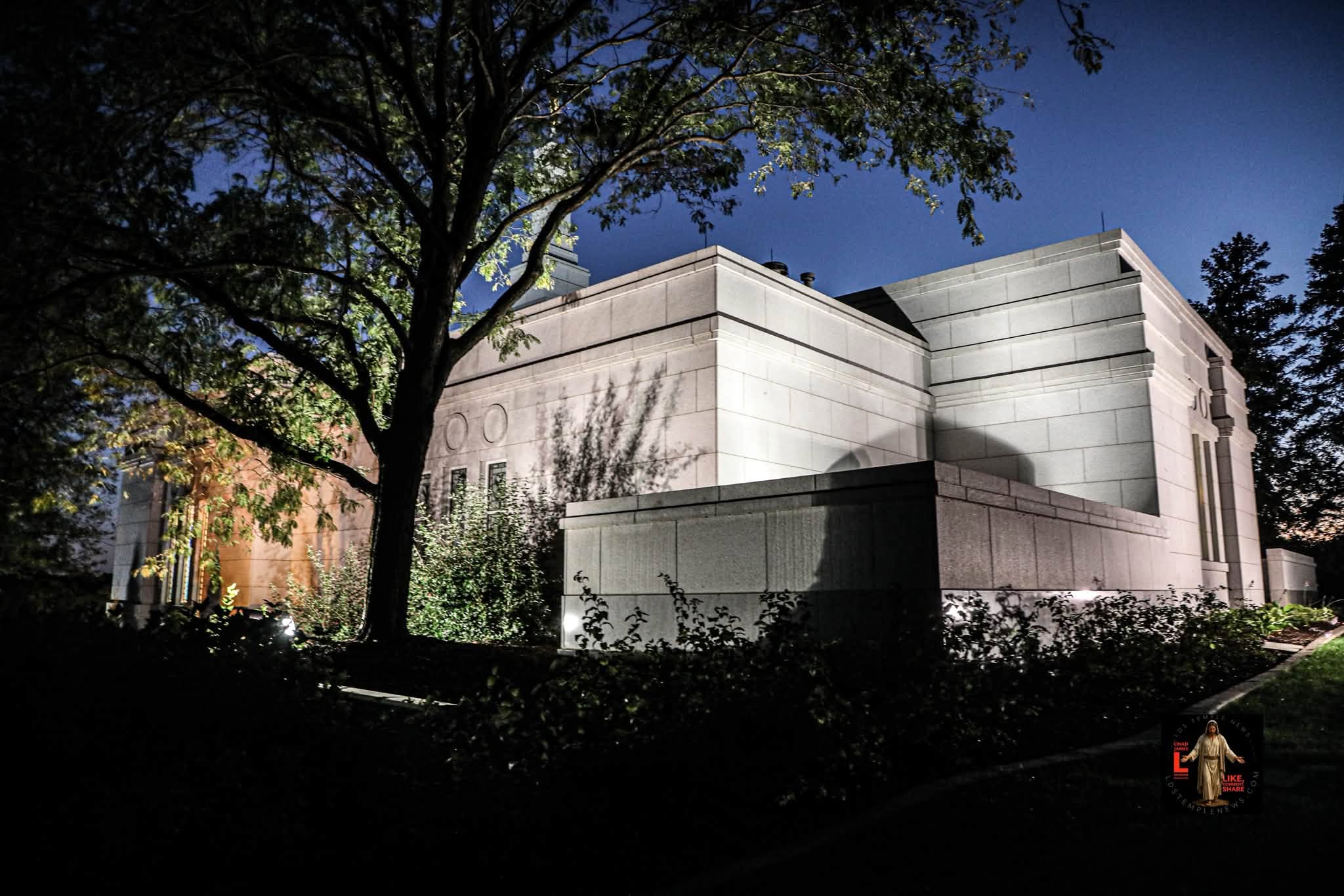 Winter Quarters Nebraska Temple Photography in focus by LDS Temple News