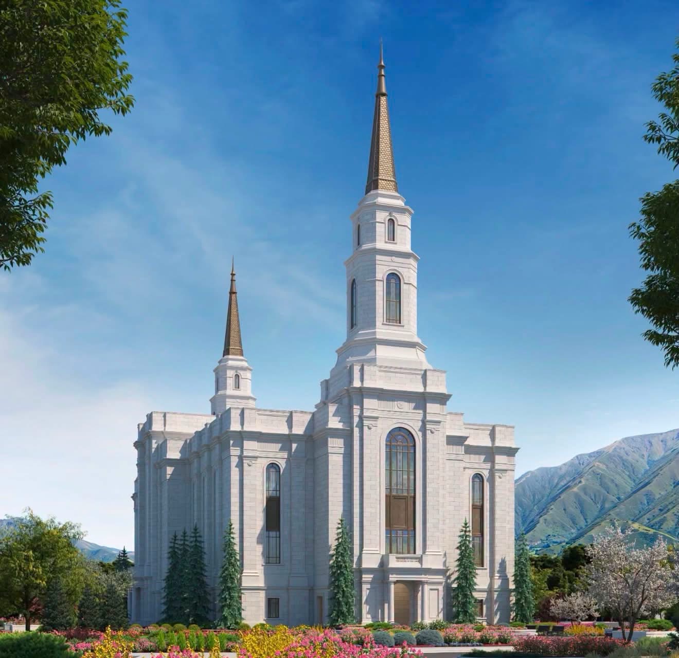 Spanish Fork Utah Temple Rendering